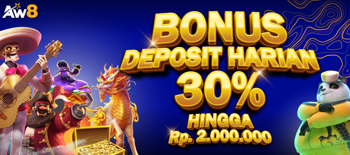 Bonus Deposit Harian 30% - Mobile